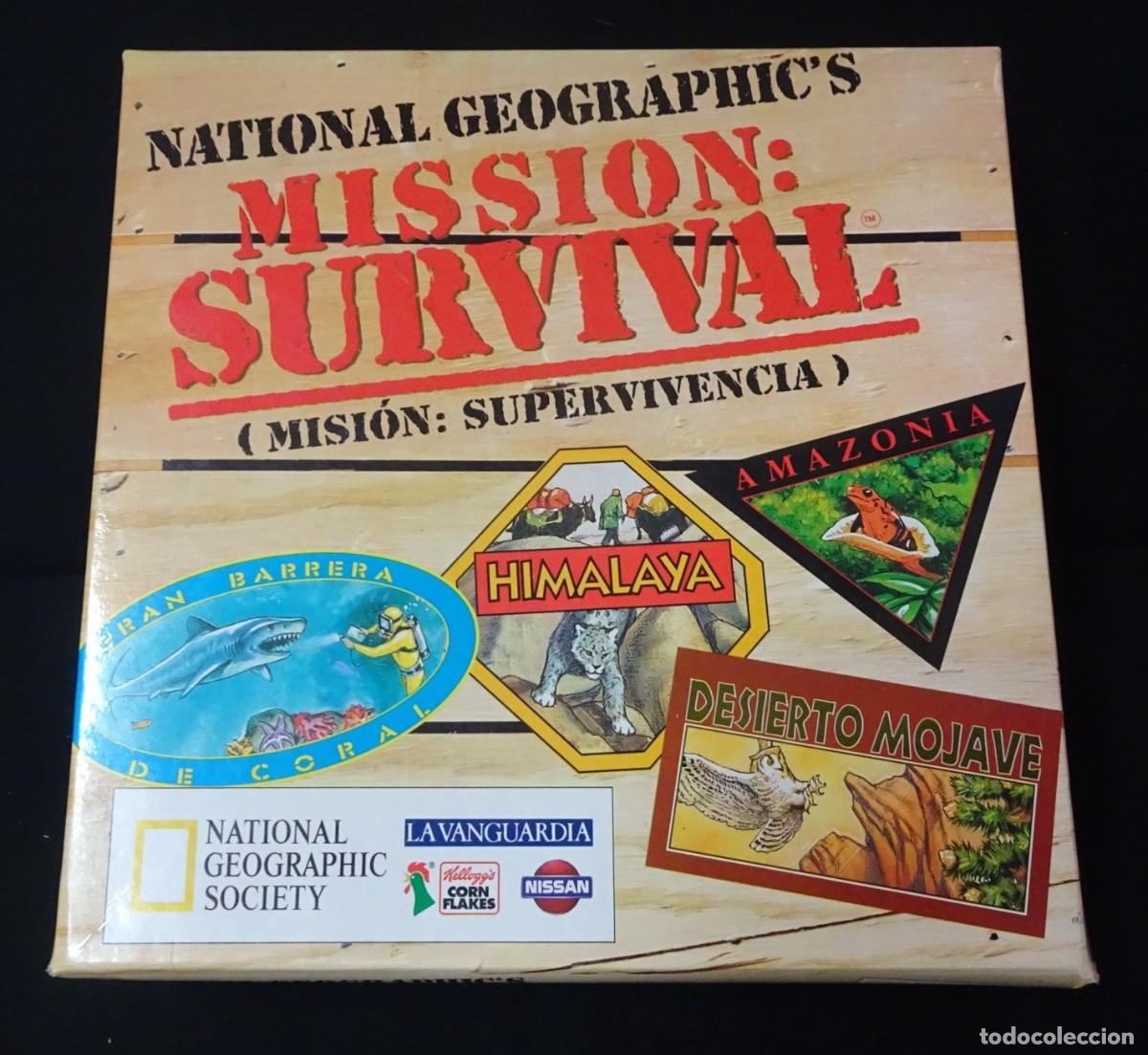 Juegos de mesa: ANTIGUO JUEGO DE MESA, NATIONAL GEOGRAPHIC'S MISSION: SURVIVAL ,VER FOTOS