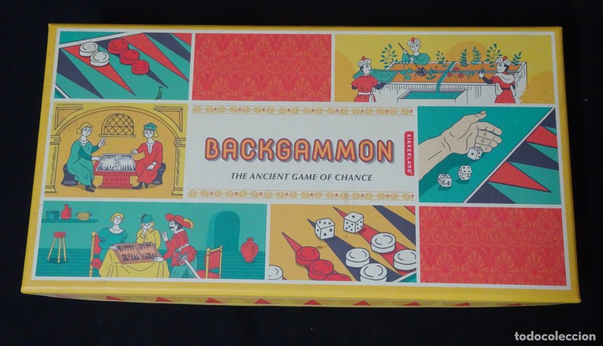 Juegos de mesa: ANTIGUO JUEGO DE MESA, BACKGAMMON , KIKKERLAND, VER FOTOS