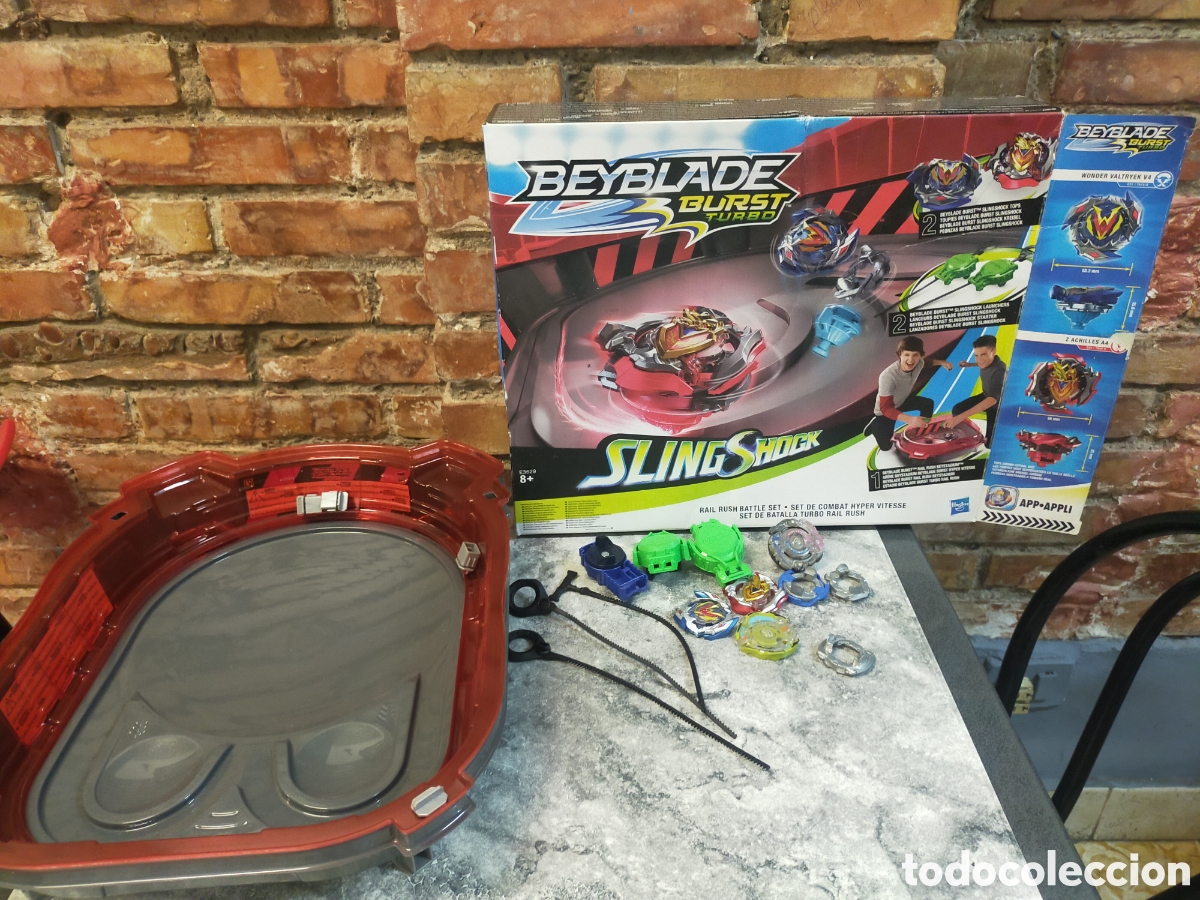 Juegos de mesa: Set Beyblade Burst Turbo Rail Rush