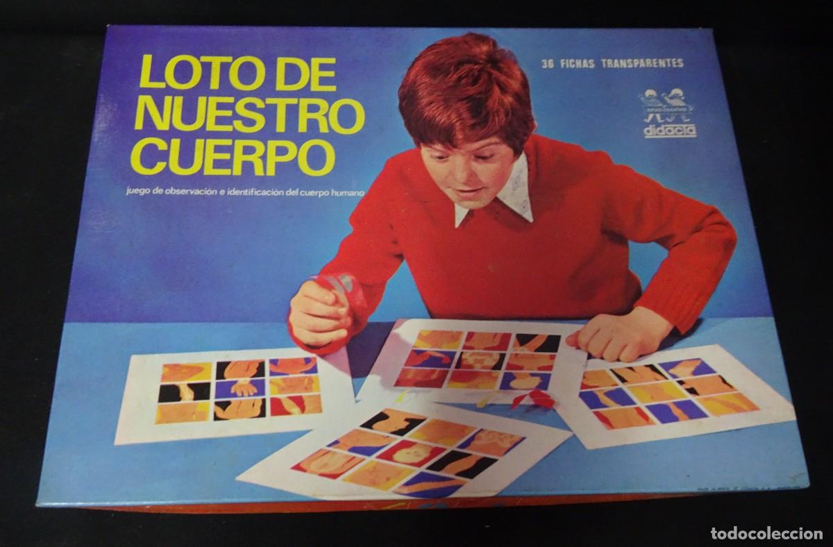Juegos de mesa: ANTIGUO JUEGO DE MESA, LOTO DE NUESTRO CUERPO , DIDACTA , VER FOTOS