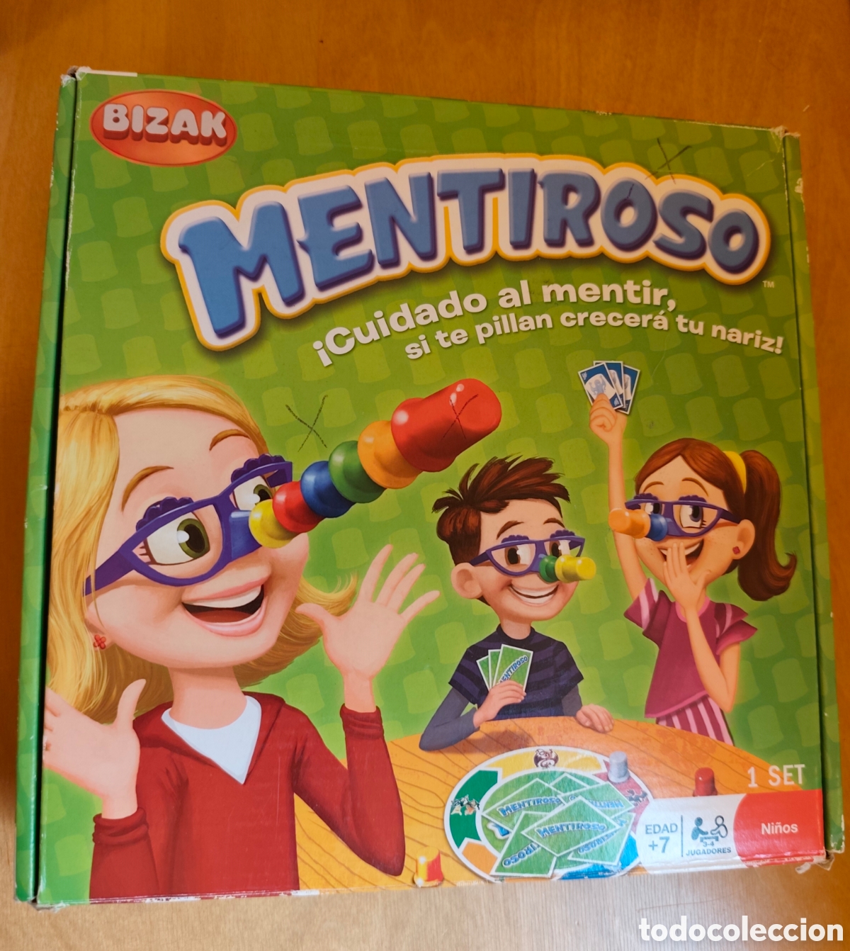 Juegos de mesa: Juego El mentiroso de Bizak. A partir de 7 a&ntilde;os