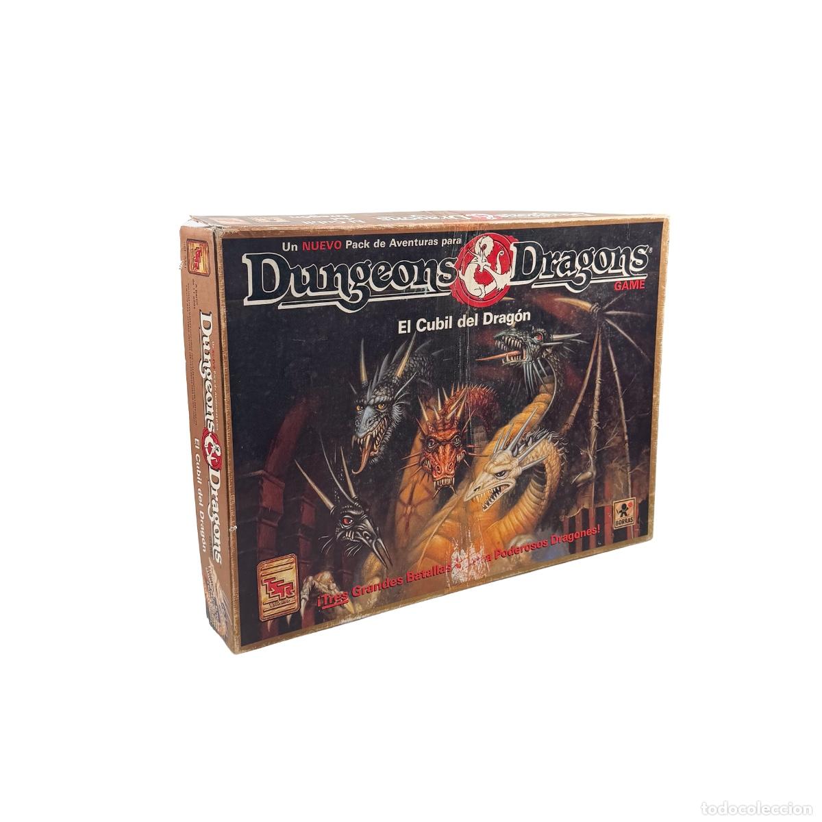 Juegos de mesa: Juego de mesa Dungeons & Dragons, El cubil del Drag&oacute;n, Borras 1992