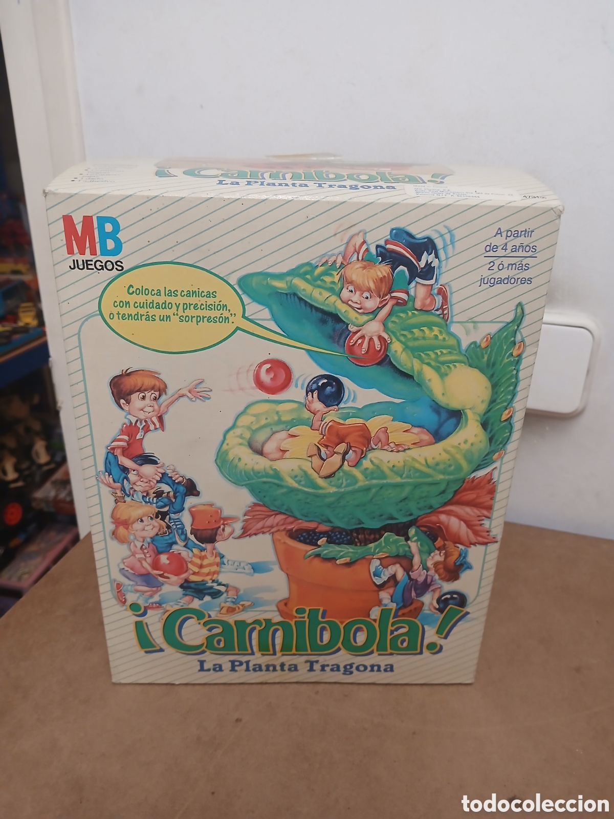 Juegos de mesa: Juego carnibola de MB a&ntilde;os 80 nuevo