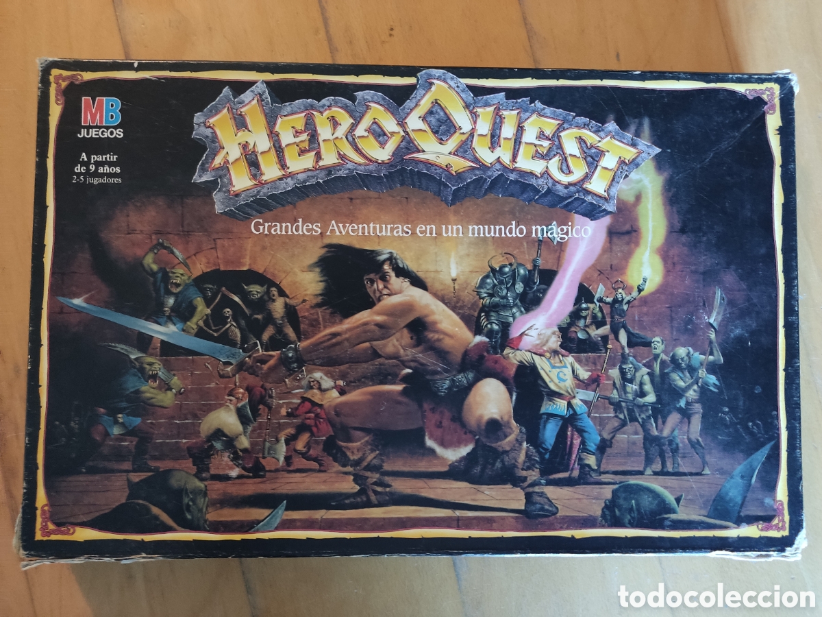 Juegos de mesa: Hero Quest MB a&ntilde;o 1989. Muy buena oportunidad.