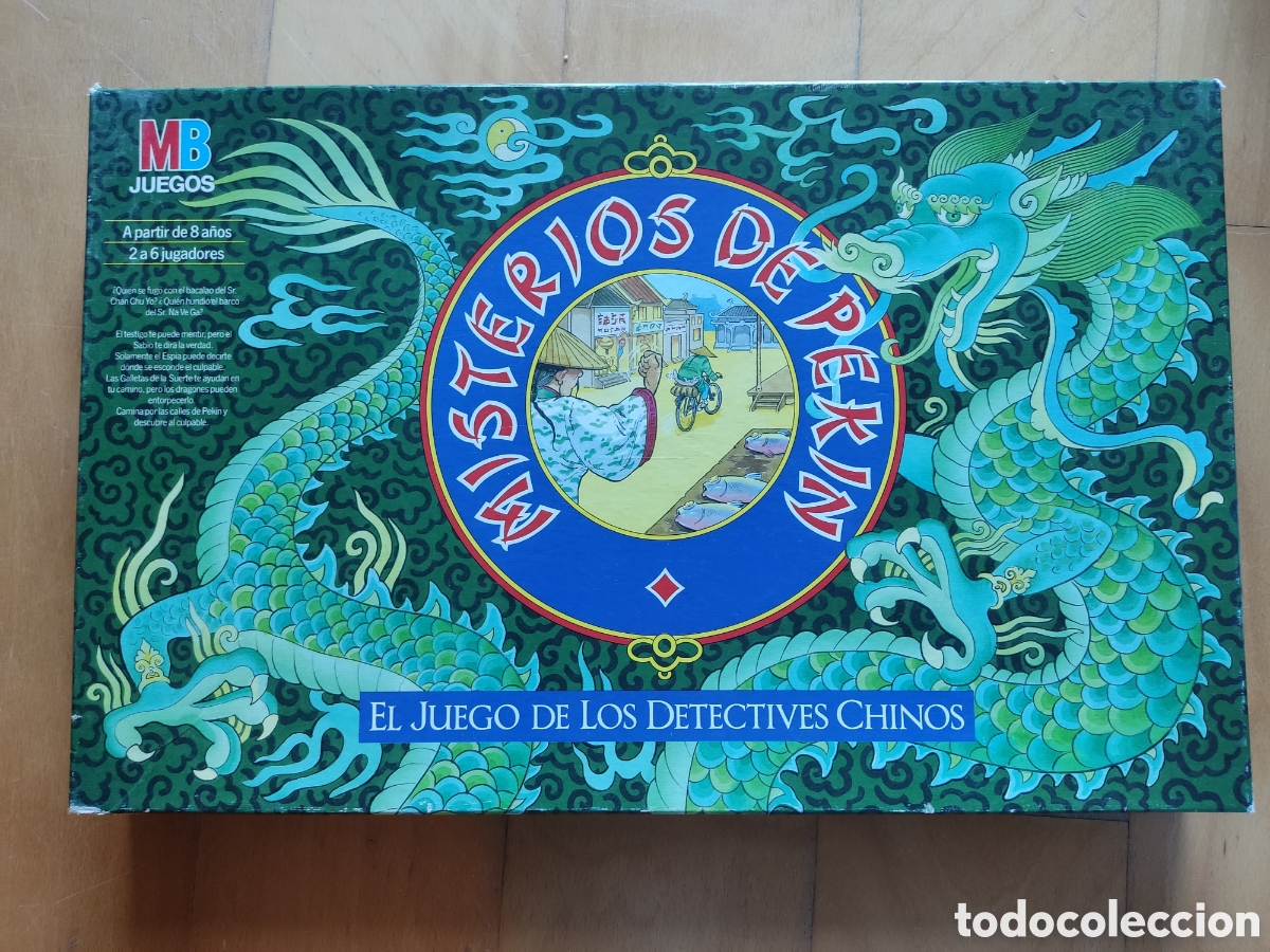 Juegos de mesa: Juego de mesa Misterios de Pek&iacute;n 1987 MB Completo