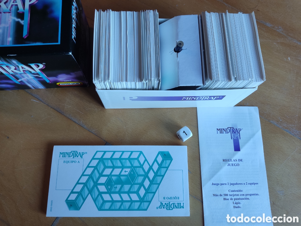 Juegos de mesa: Juego de mesa Mindtrap 1993 completo - Foto 3