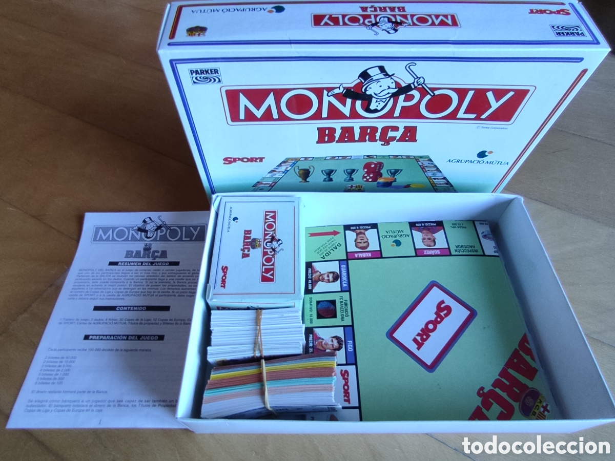 Juegos de mesa: Juego de Mesa Monopoly Bar&ccedil;a 1996 - Foto 3