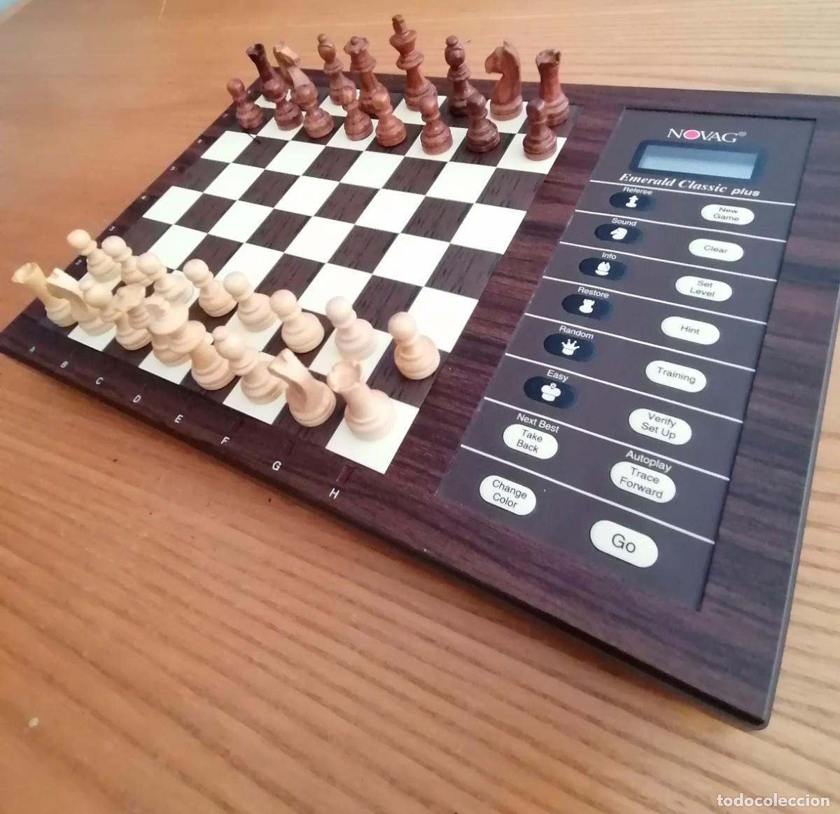 Juegos de mesa: Ajedrez electr&oacute;nico Novag EMERALD CLASSIC plus. - Foto 8