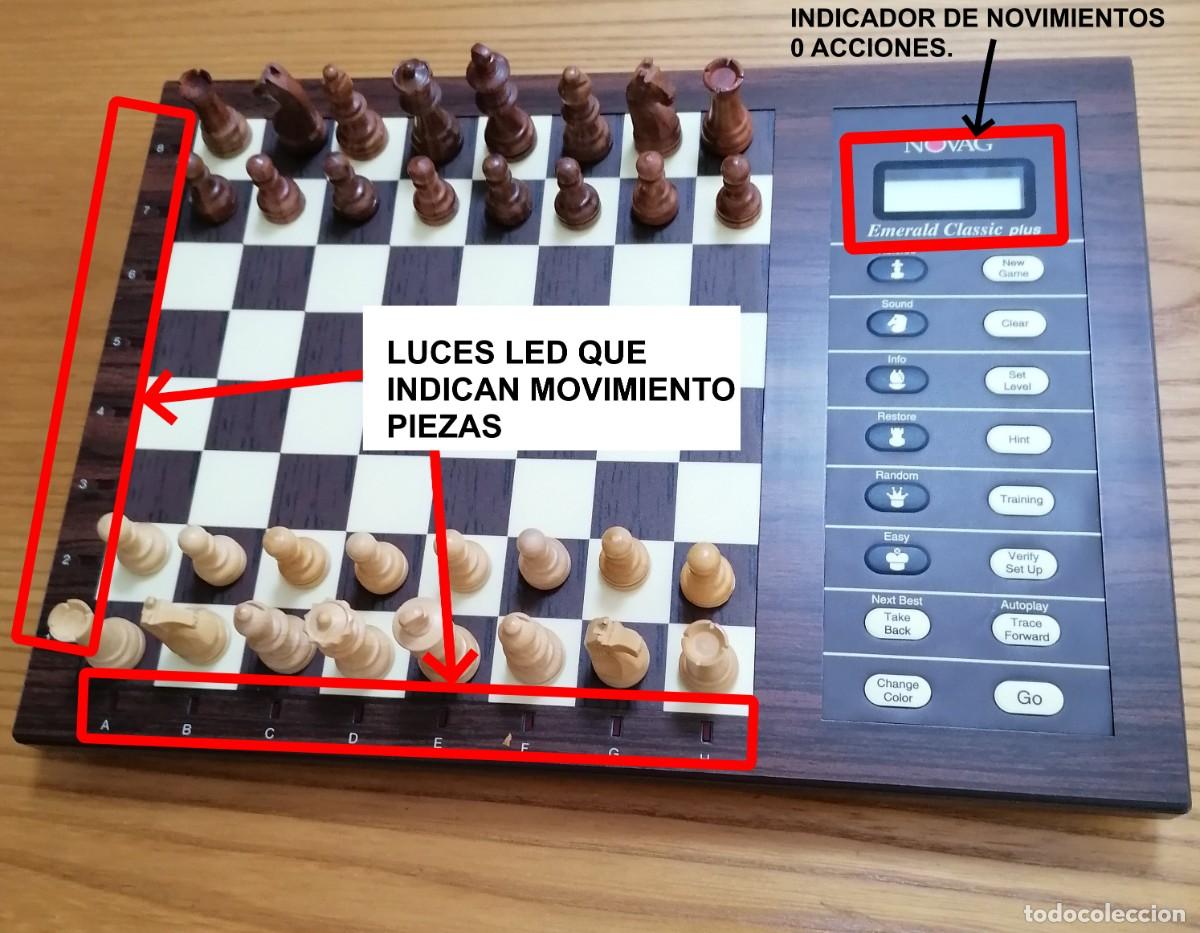 Juegos de mesa: Ajedrez electr&oacute;nico Novag EMERALD CLASSIC plus. - Foto 11