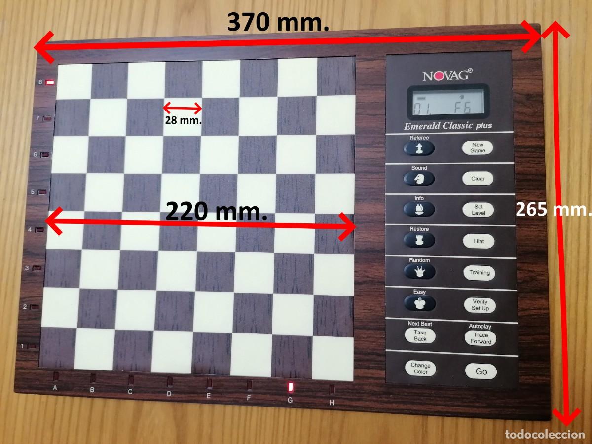 Juegos de mesa: Ajedrez electr&oacute;nico Novag EMERALD CLASSIC plus. - Foto 12