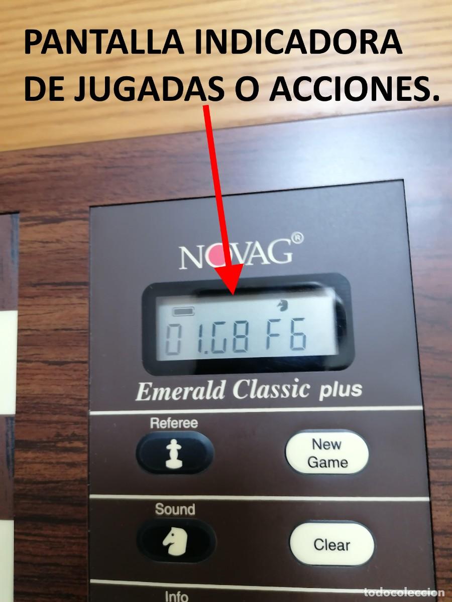 Juegos de mesa: Ajedrez electr&oacute;nico Novag EMERALD CLASSIC plus. - Foto 13