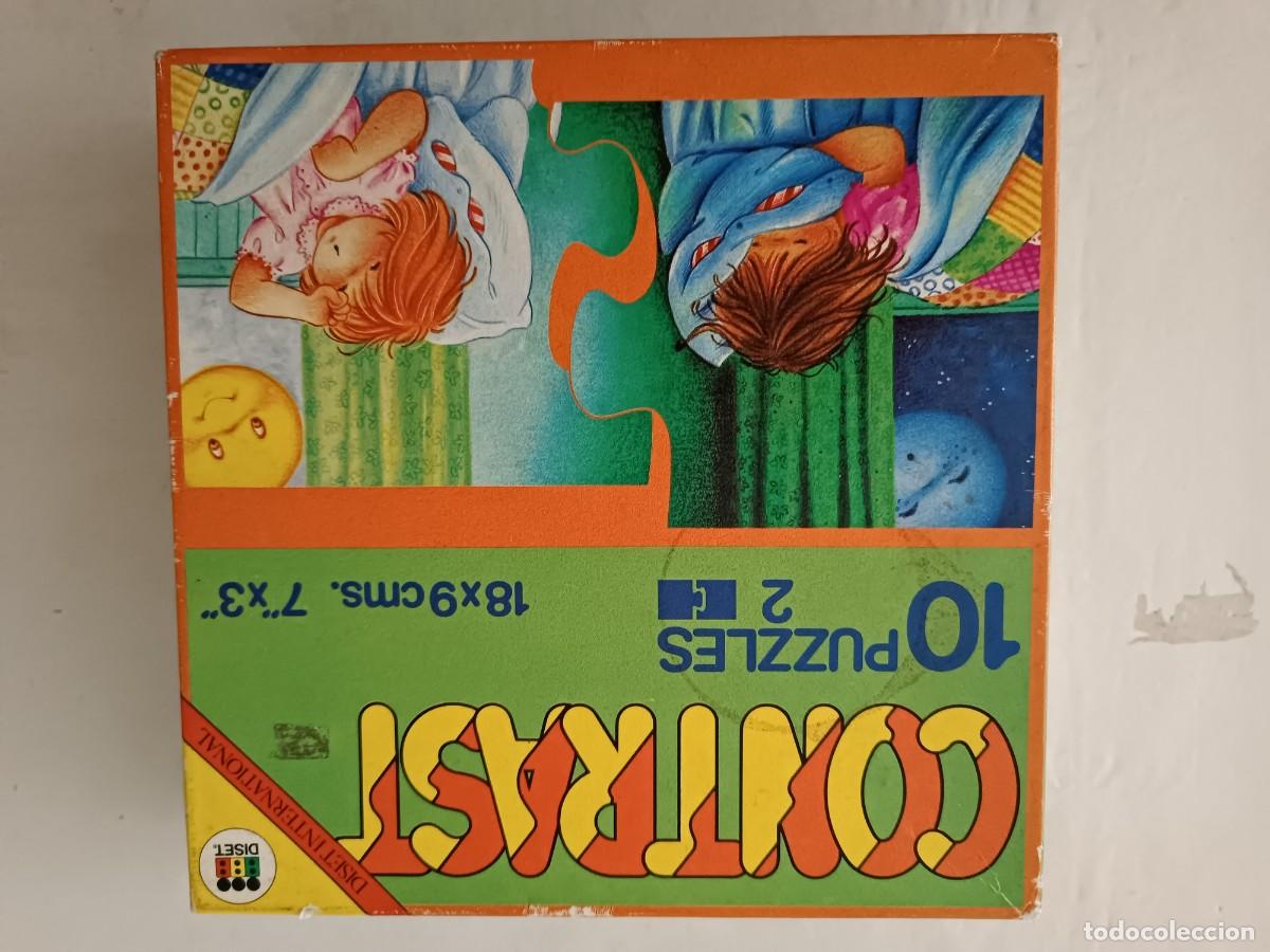 Juegos de mesa: Diset Contrast juego educativo vintage completo 10 puzles