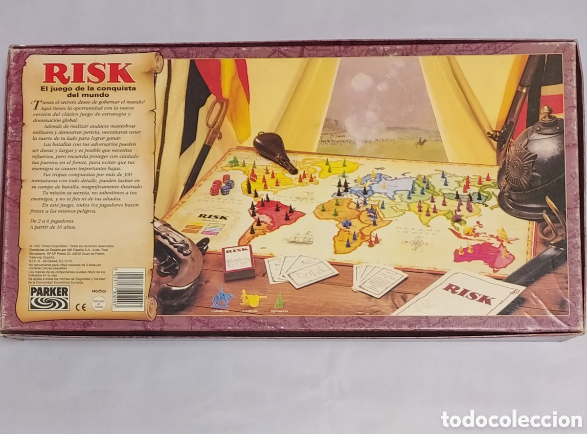 Juegos de mesa: Juego Risk Parker 1994 - Foto 2