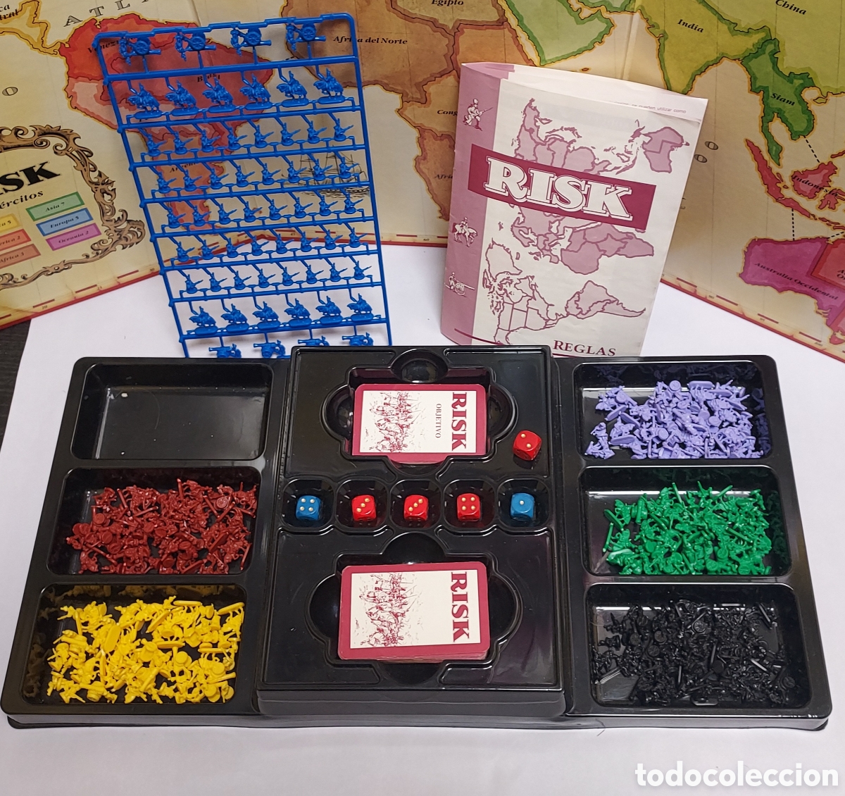 Juegos de mesa: Juego Risk Parker 1994 - Foto 3