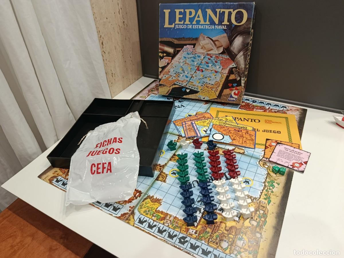 Juegos de mesa: LEPANTO JUEGO DE ESTRATEGIA NAVAL - CEFA - JUEGO DE MESA COMPLETO - A&Ntilde;OS 80 - RARO
