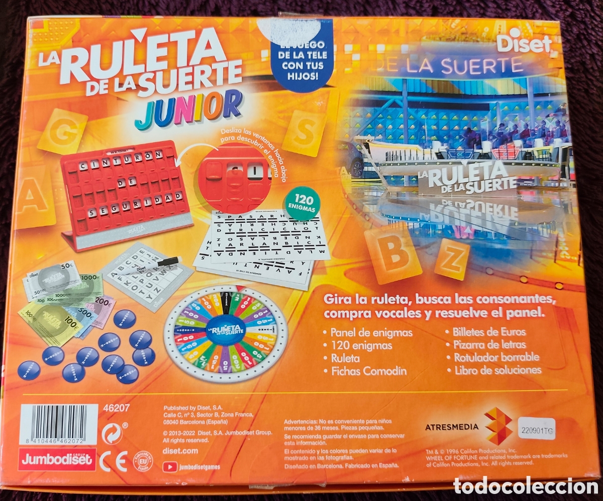 Juegos de mesa: Juego de mesa &rdquo;La ruleta de la suerte junior  - Foto 2