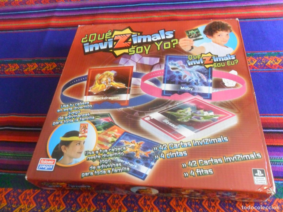 Juegos de mesa: &iquest;QU&Eacute; INVIZIMALS SOY YO? 42 CARD FALOMIR JUEGOS 2012. REGALO 6 &Aacute;LBUMES IMCOMPLETOS PANINI. MUY RARO.
