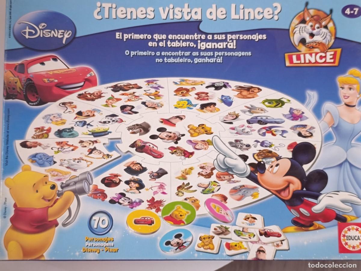 Juegos de mesa: Juego Lince Disney Educa &ndash; 70 personajes Disney y Pixar