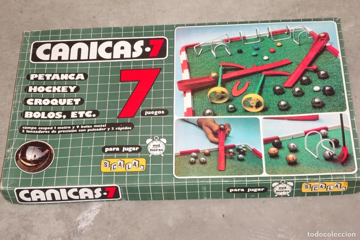 Juegos de mesa: JUEGO CANICAS 7 . SCALA S.A ( MADE IN SPAIN ) DE LOS A&Ntilde;OS 80