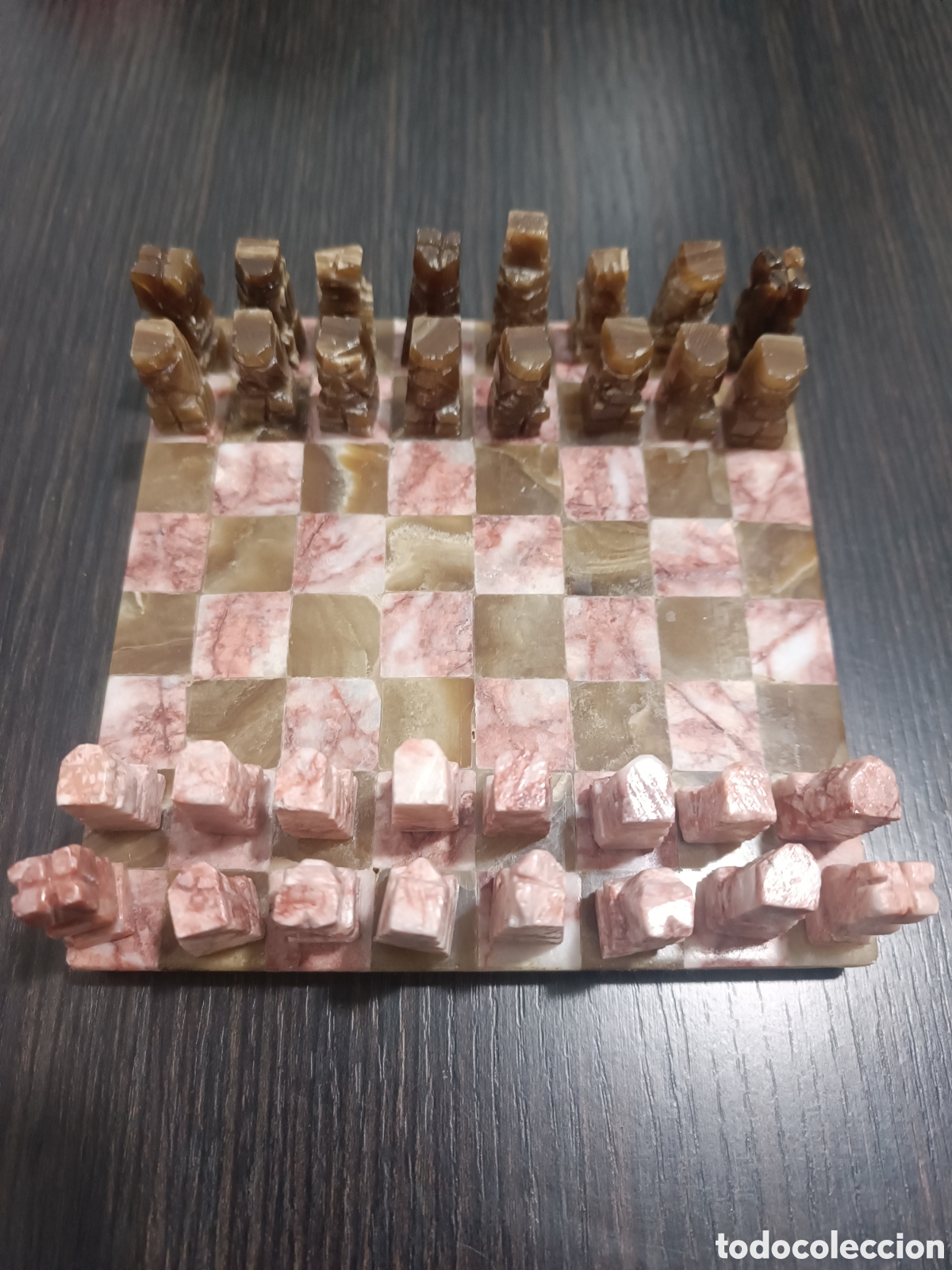 Juegos de mesa: Mini juego ajedrez marmol 12.5 cm el tablero