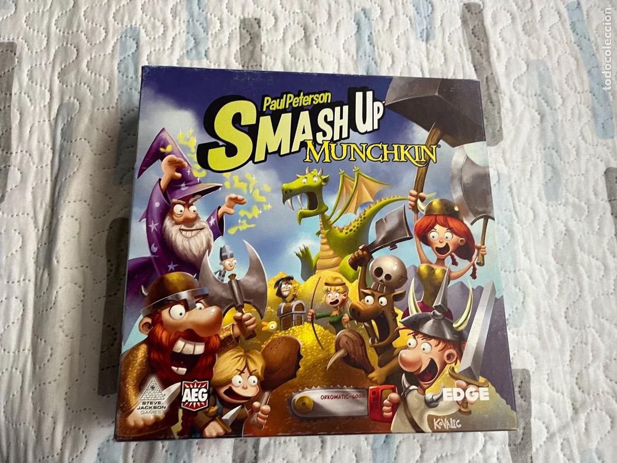 Juegos de mesa: SMASH UP MUNCHKIN - JUEGO DE MESA KREATEN