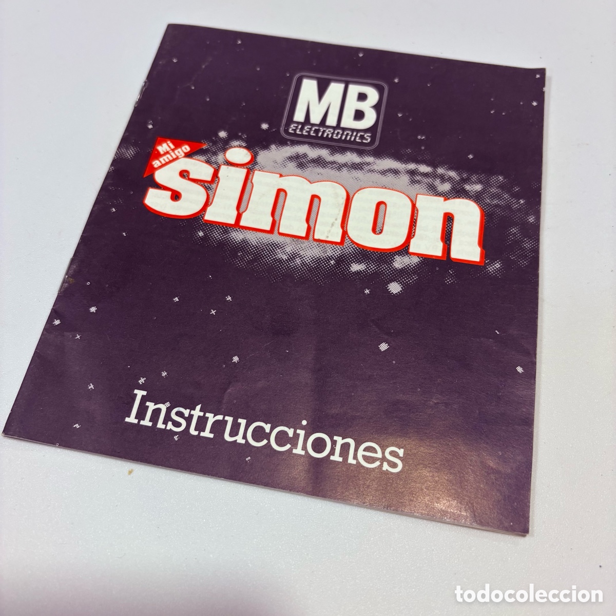 Juegos de mesa: manual de instrucciones original del juego mi amigo simon de mb 1981 edicion espa&ntilde;ola
