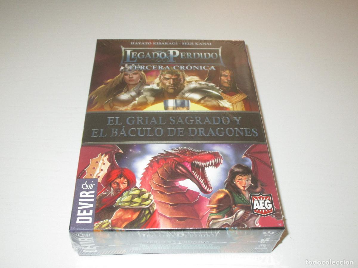 Juegos de mesa: LEGADO PERDIDO ( TERCERA CRONICA / EL GRIAL SAGRADO Y EL BACULO DE DRAGONES ) - NUEVO - DEVIR