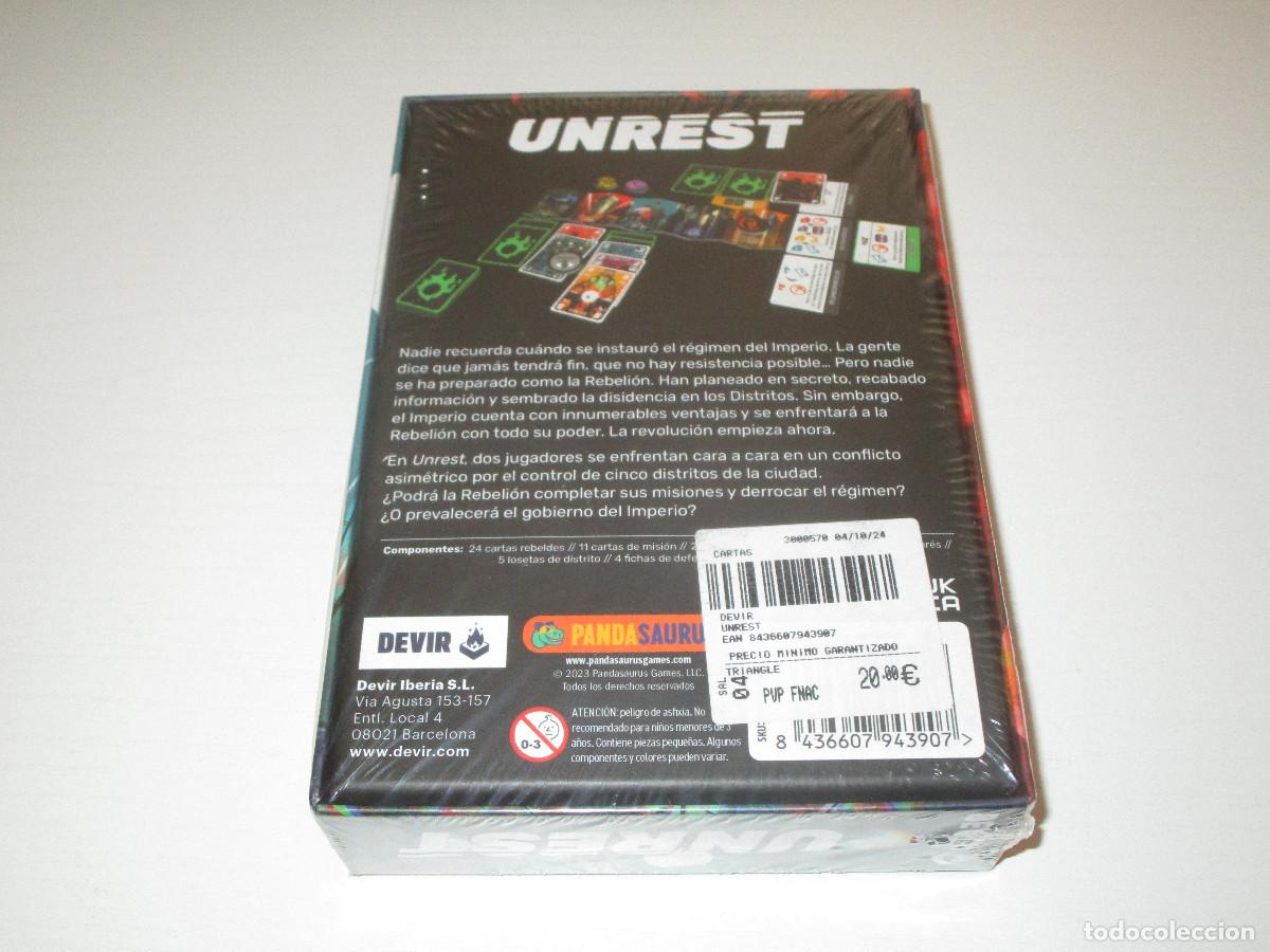 Juegos de mesa: UNREST - NUEVO - DEVIR - BRENDAN HANSEN - Foto 2