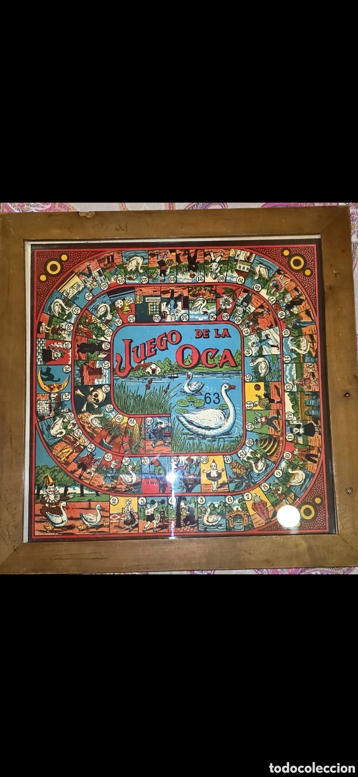 Juegos de mesa: Juego de la Oca y Parchis Covefo Antiguo Marco