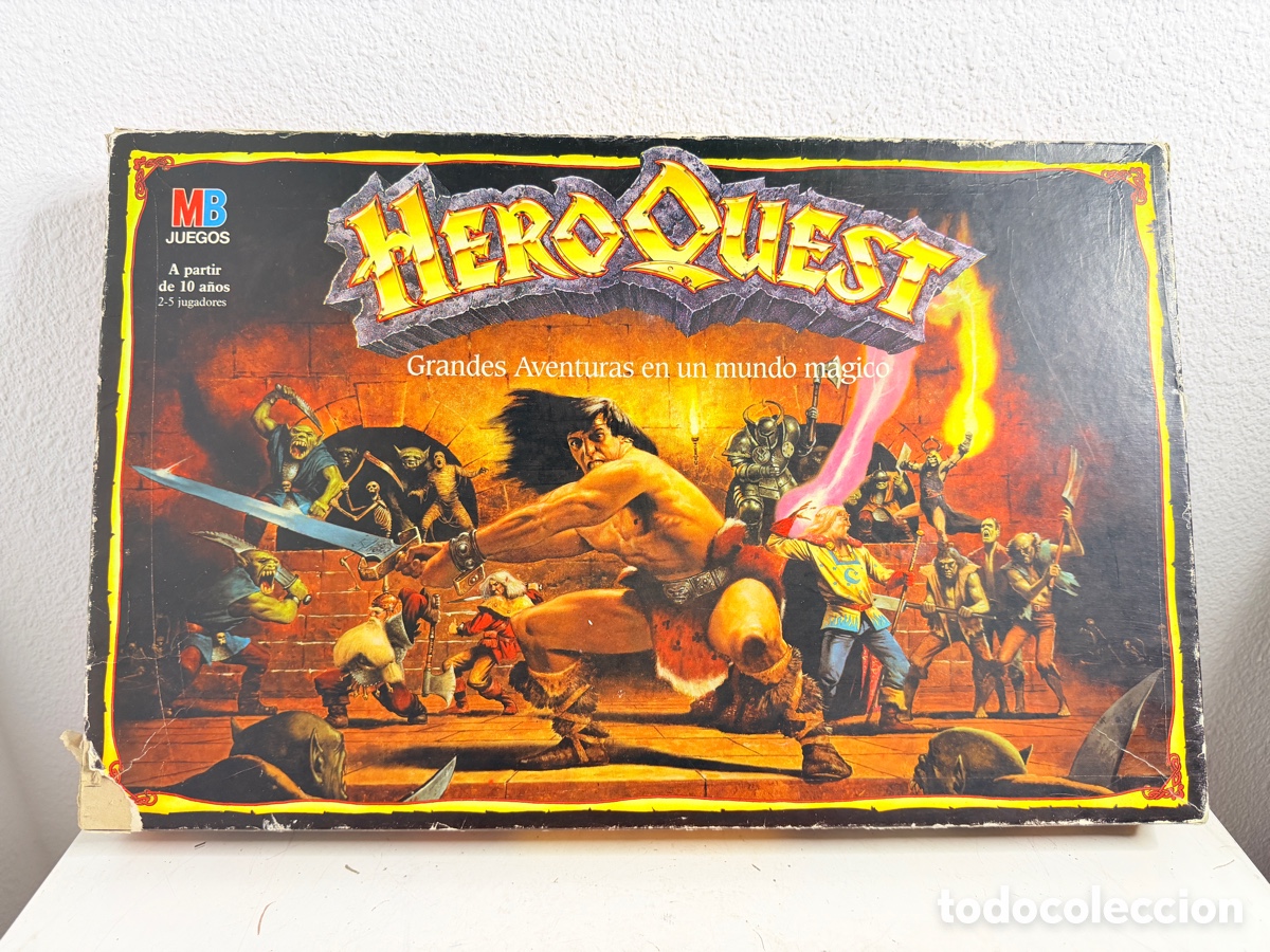 Juegos de mesa: Juego de mesa rol Hero Quest original Juegos MB 1989