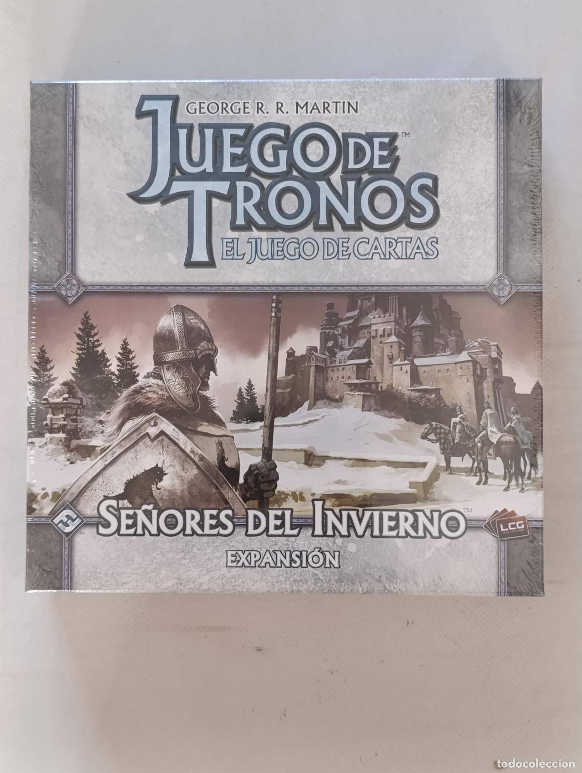Juegos de mesa: JUEGO DE TRONOS EL JUEGO DE CARTAS - SE&Ntilde;ORES DEL INVIERNO - EXPANSION - LCG - NUEVO (156#w)