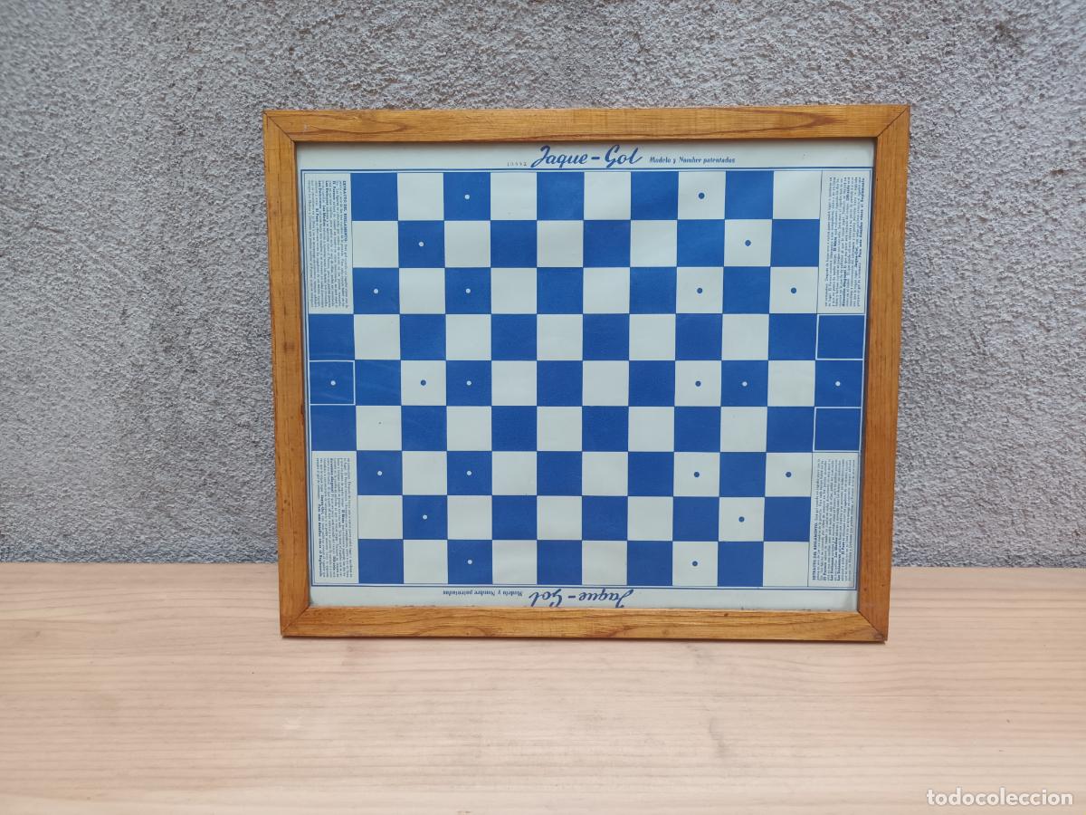 Juegos de mesa: ANTIGUO TABLERO JUEGO TIPO AJEDREZ JAQUE GOL. FUTBOL.