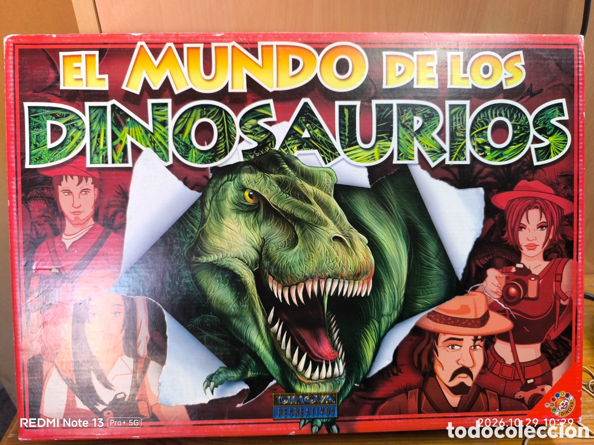Juegos de mesa: El mundo de los dinosaurios juego de mesa completo