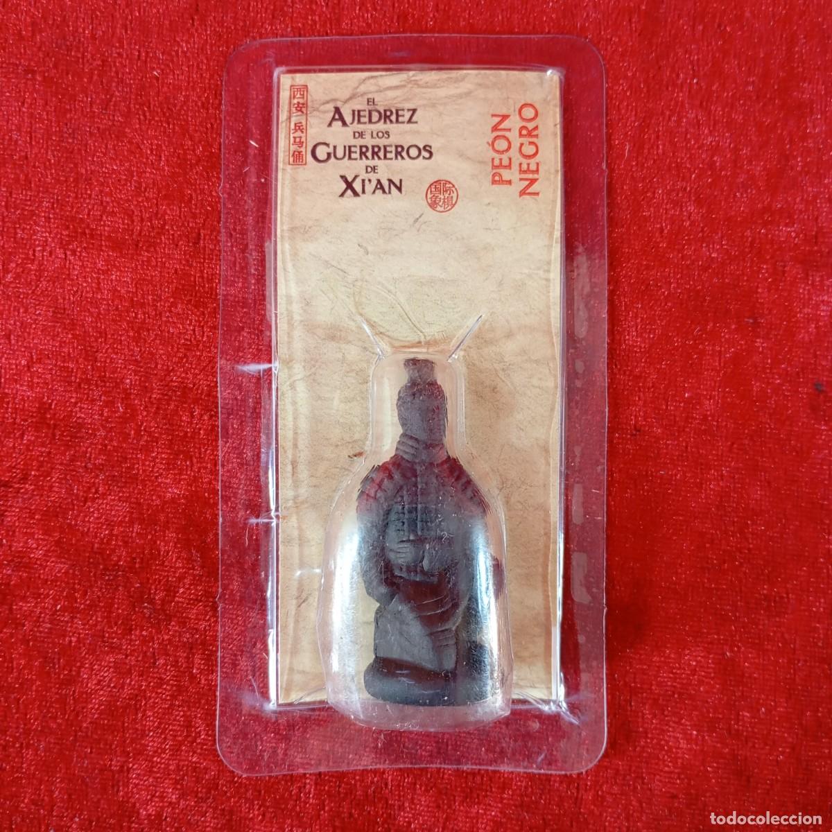 Juegos de mesa: PIEZA DE EL AJEDREZ DE LOS GUERREROS XI'AN - PE&Oacute;N NEGRO - ARQUERO DE LA DINASTIA QIN - 13