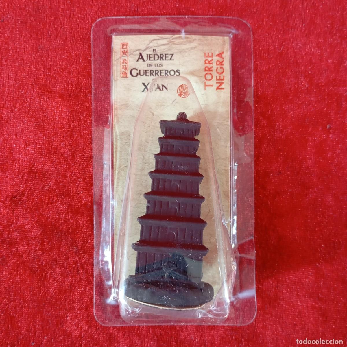 Juegos de mesa: PIEZA DE EL AJEDREZ DE LOS GUERREROS XI'AN - TORRE NEGRA - LA PAGODA DE XI'AN - 30