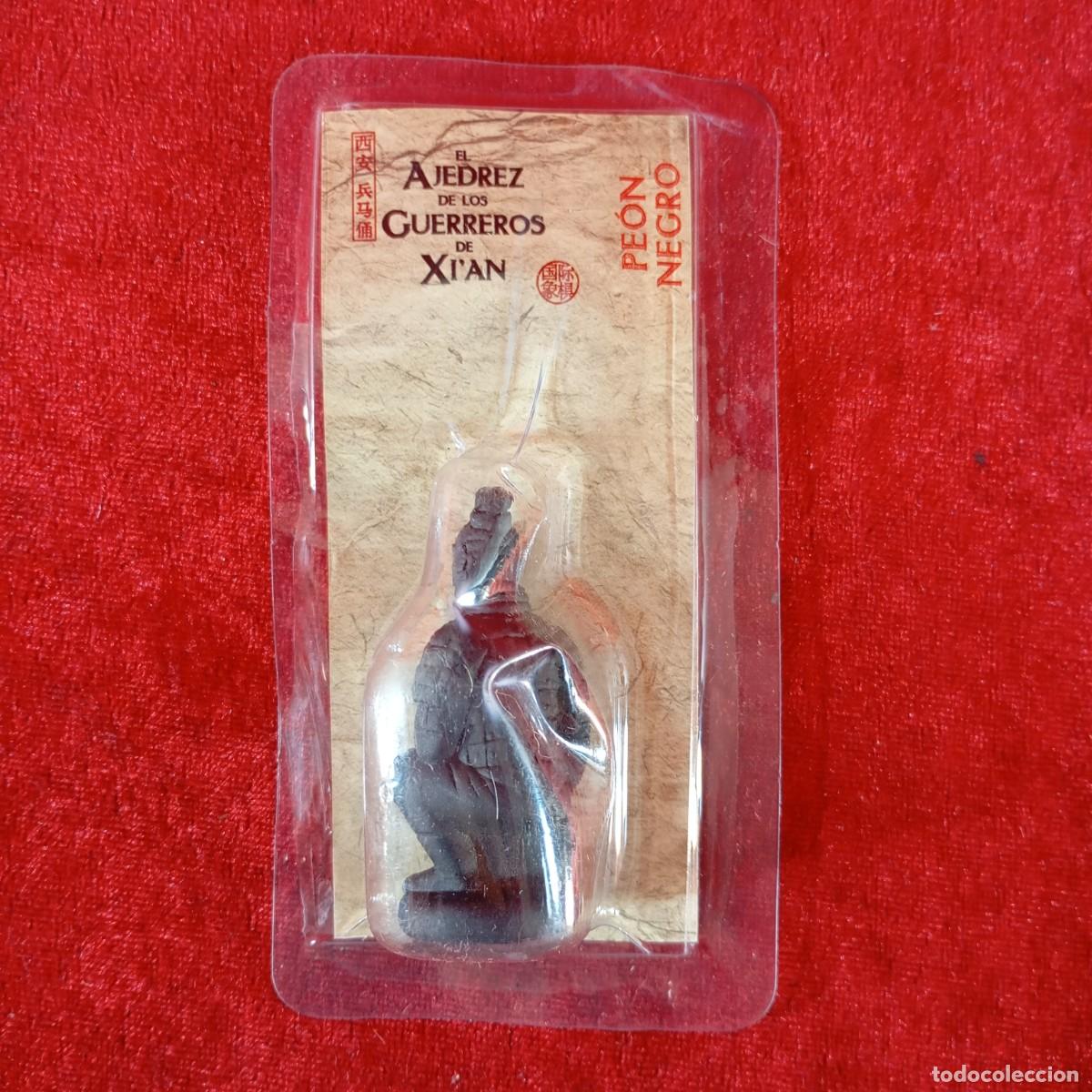 Juegos de mesa: PIEZA DE EL AJEDREZ DE LOS GUERREROS XI'AN - PE&Oacute;N NEGRO - ARQUERO DE LA DINASTIA QIN - 32