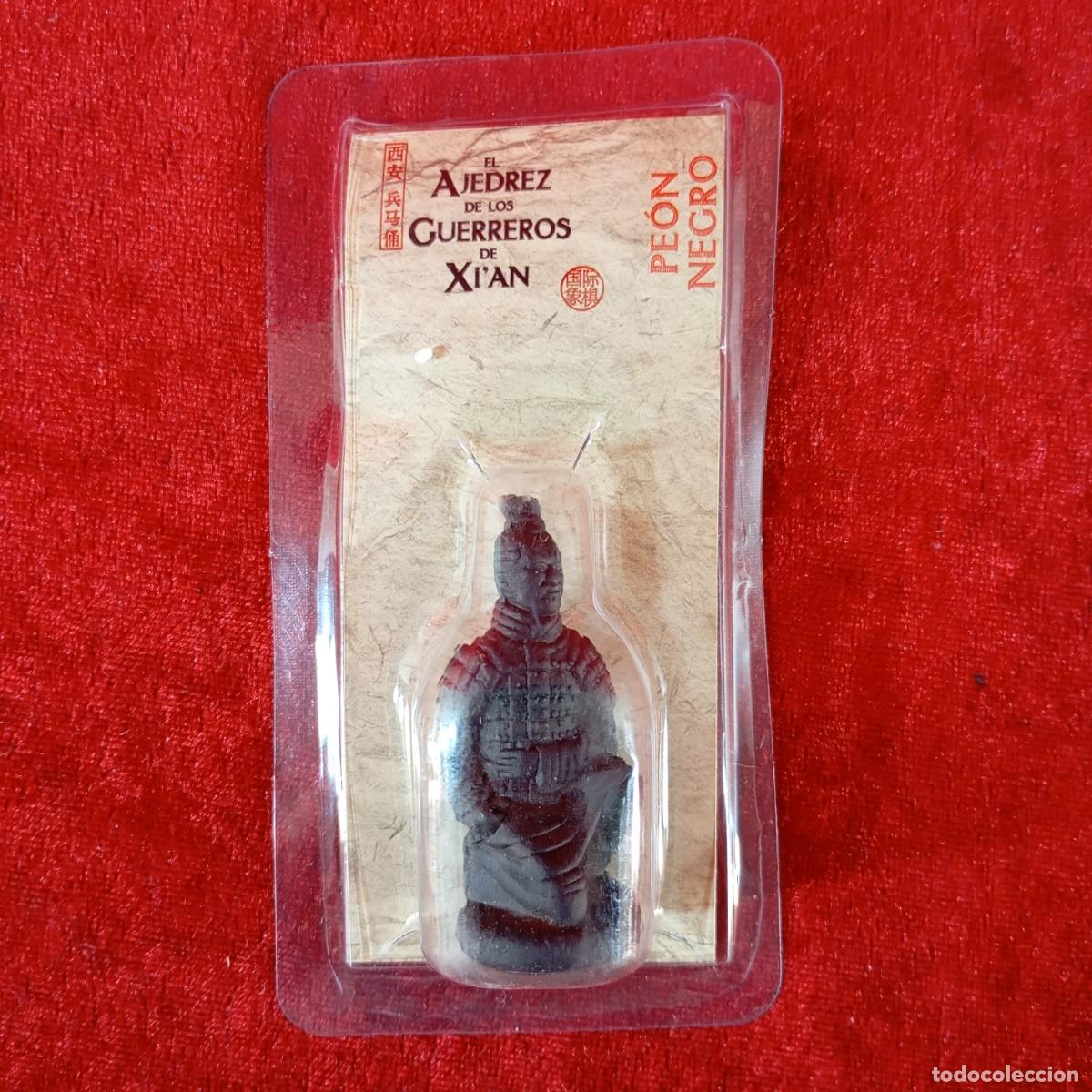 Juegos de mesa: PIEZA DE EL AJEDREZ DE LOS GUERREROS XI'AN - PE&Oacute;N NEGRO - ARQUERO DE LA DINASTIA QIN - 42