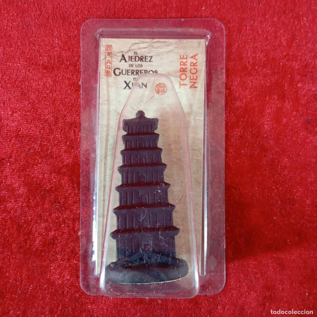 Juegos de mesa: PIEZA DE EL AJEDREZ DE LOS GUERREROS XI'AN - TORRE NEGRA - LA PAGODA DE XI'AN - 44