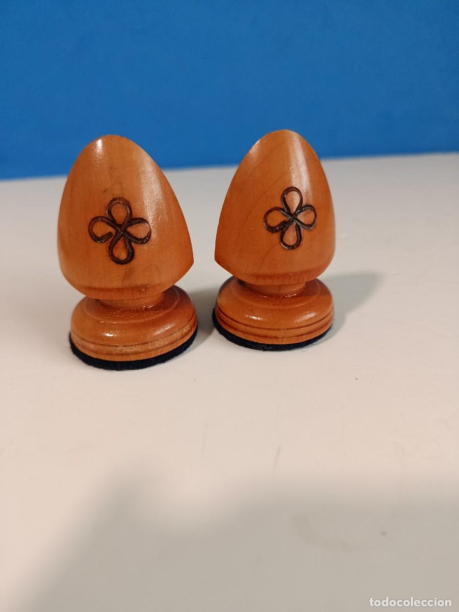 Juegos de mesa: DOS PIEZAS ALFIN DE AJEDREZ POLACO. MODELO REALEZA