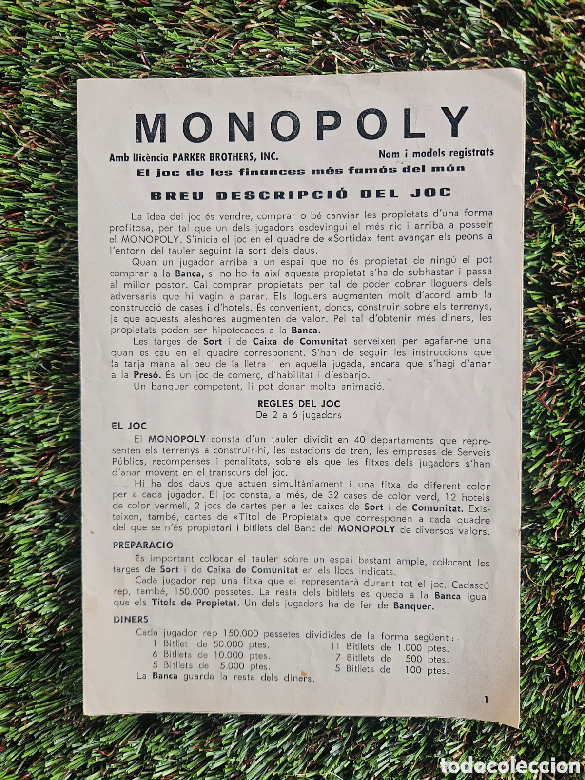 Juegos de mesa: Monopoli en catal&aacute; borras 7866 - Foto 6