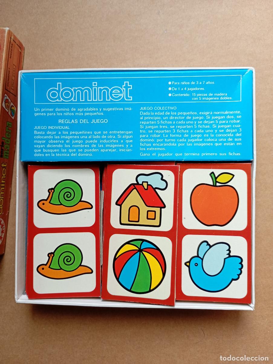 Juegos de mesa: Dominet. Serie madera. Educa. A&ntilde;os 70. Raro - Foto 2