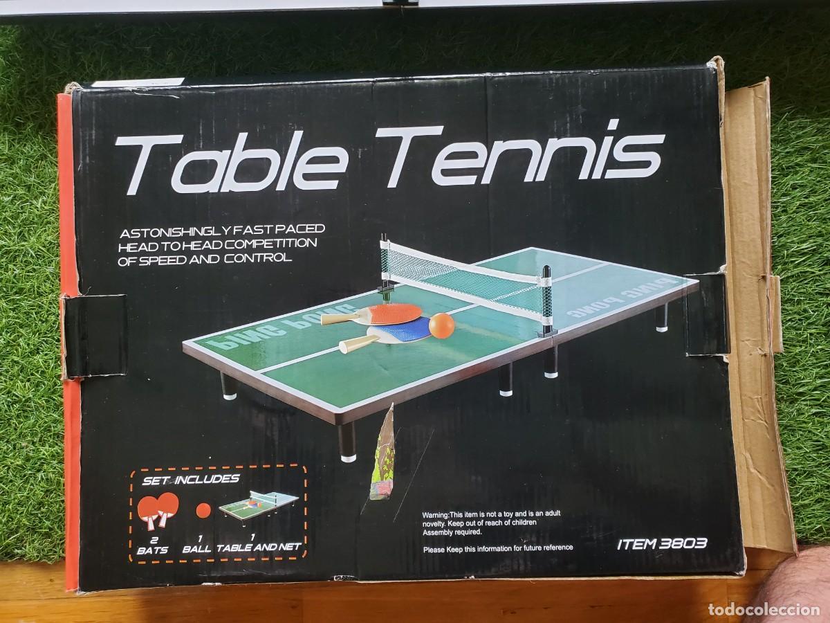 Juegos de mesa: MINI TENIS DE MESA: usado, completo - Foto 1