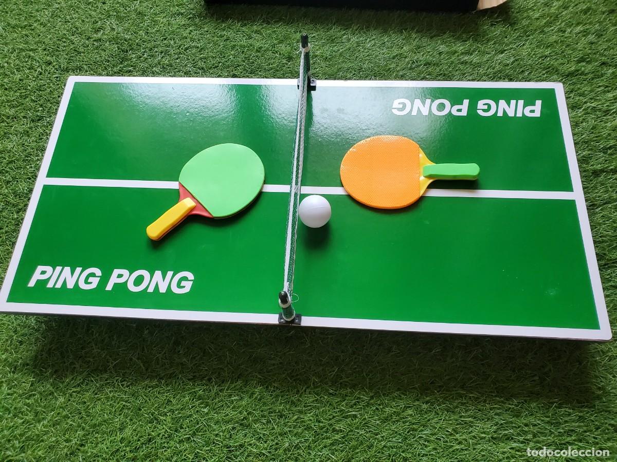 Juegos de mesa: MINI TENIS DE MESA: usado, completo - Foto 2