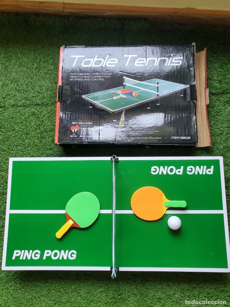 Juegos de mesa: MINI TENIS DE MESA: usado, completo - Foto 3