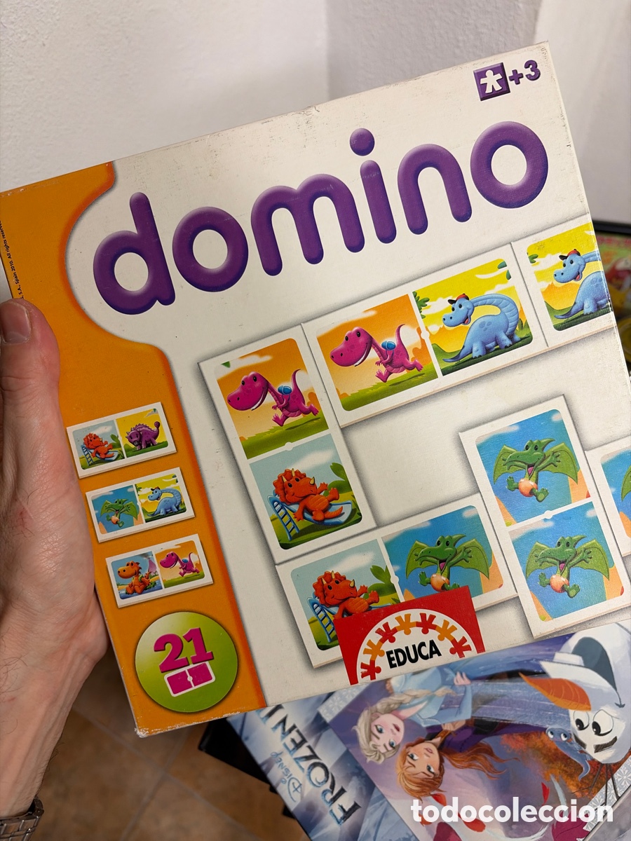 Juegos de mesa: Domin&oacute; de Carton de educa, 21 piezas