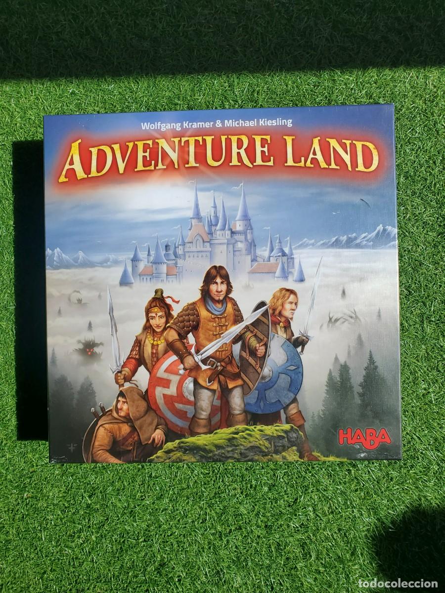 Juegos de mesa: ADVENTURELAND: JUEGO DE AVENTURAS FAMILIAR -nuevo