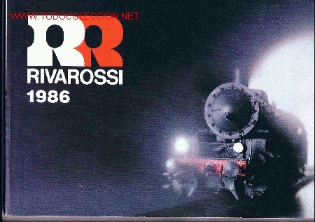 Juguetes antiguos: RIVAROSSI CATALOGO 1986 - FRANCES - TREN TRENES MAQUETA LOCOMOTORA