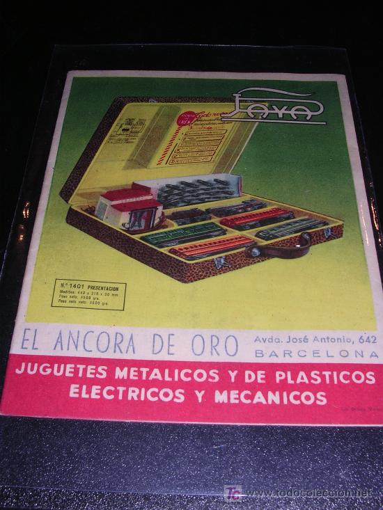 Old Toys: CATALOGO PAYA, DESPLEGABLE