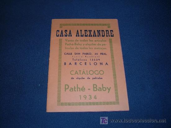 Giocattoli antichi: CASA ALEXANDRE PATHE BABY 1934 BARCELONA