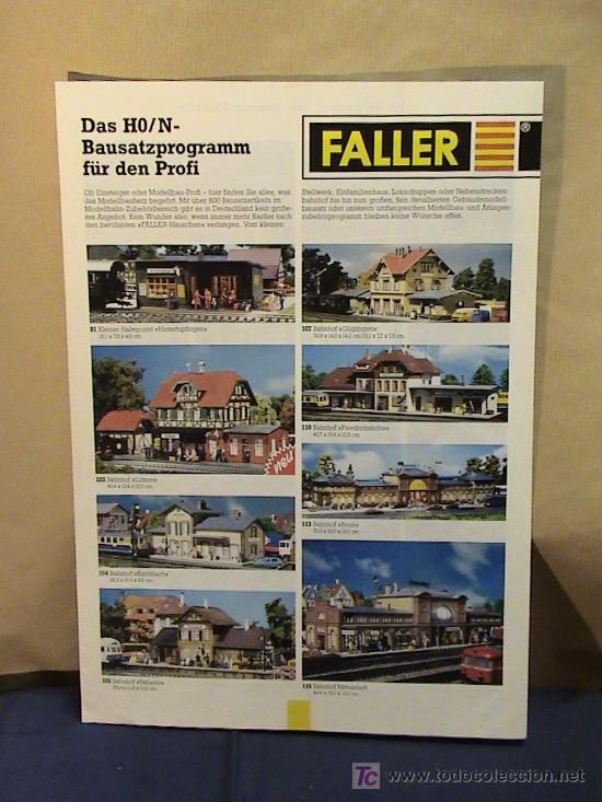 Juguetes antiguos: CATALOGO FALLER  SUPLEMENTO - Foto 1